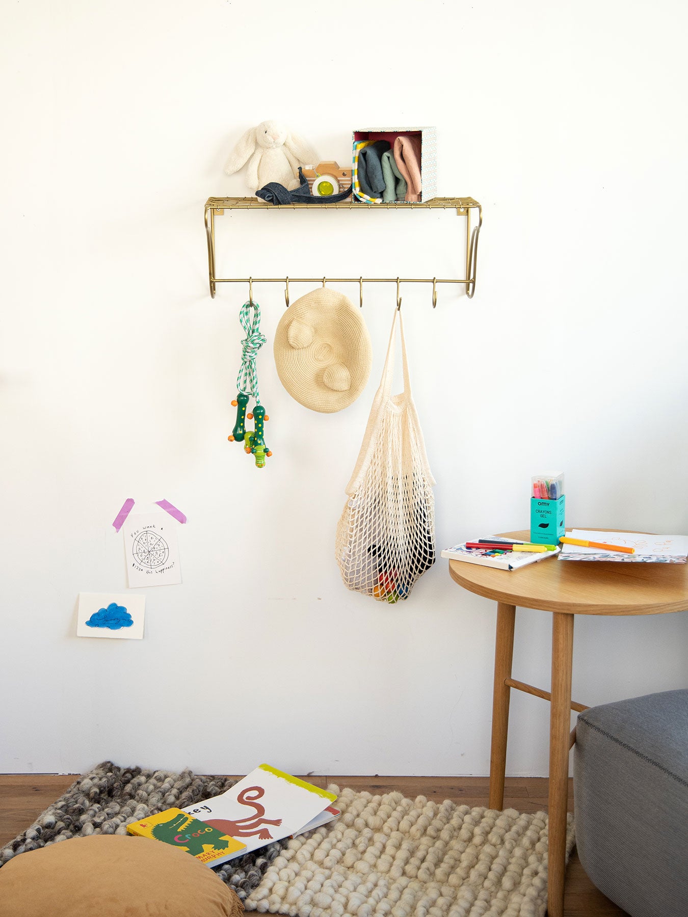 ワイヤー・ウォールシェルフ｜インテリアパーツ｜オルネ ド フォイユ