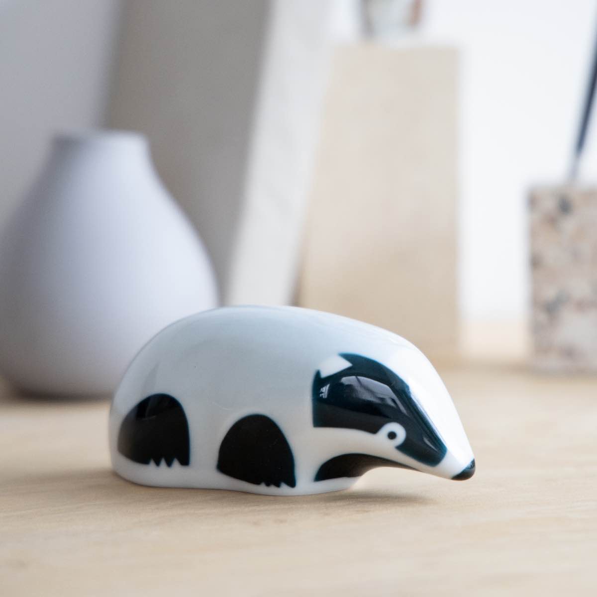 Sargadelos アニマルオブジェ FAUNA／アナグマ｜オブジェ・ぬいぐるみ