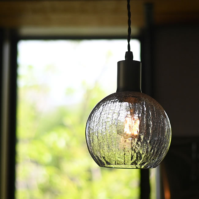 GRACE クラックガラスペンダント | ゼネラルストア オルネ