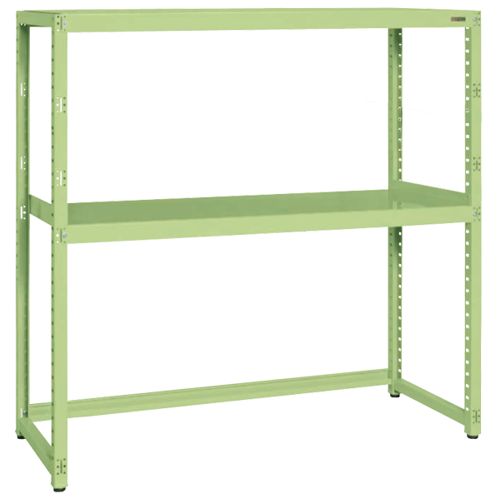 下部開放型 RKラック 単体棚(基本) H1500×W1500×D600(mm) 棚板2段