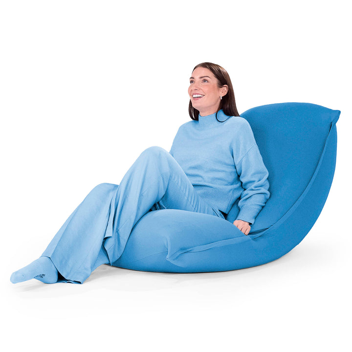 ラウンジャービーズクッション:ブルー/むちゃのびストレッチ– Lounge