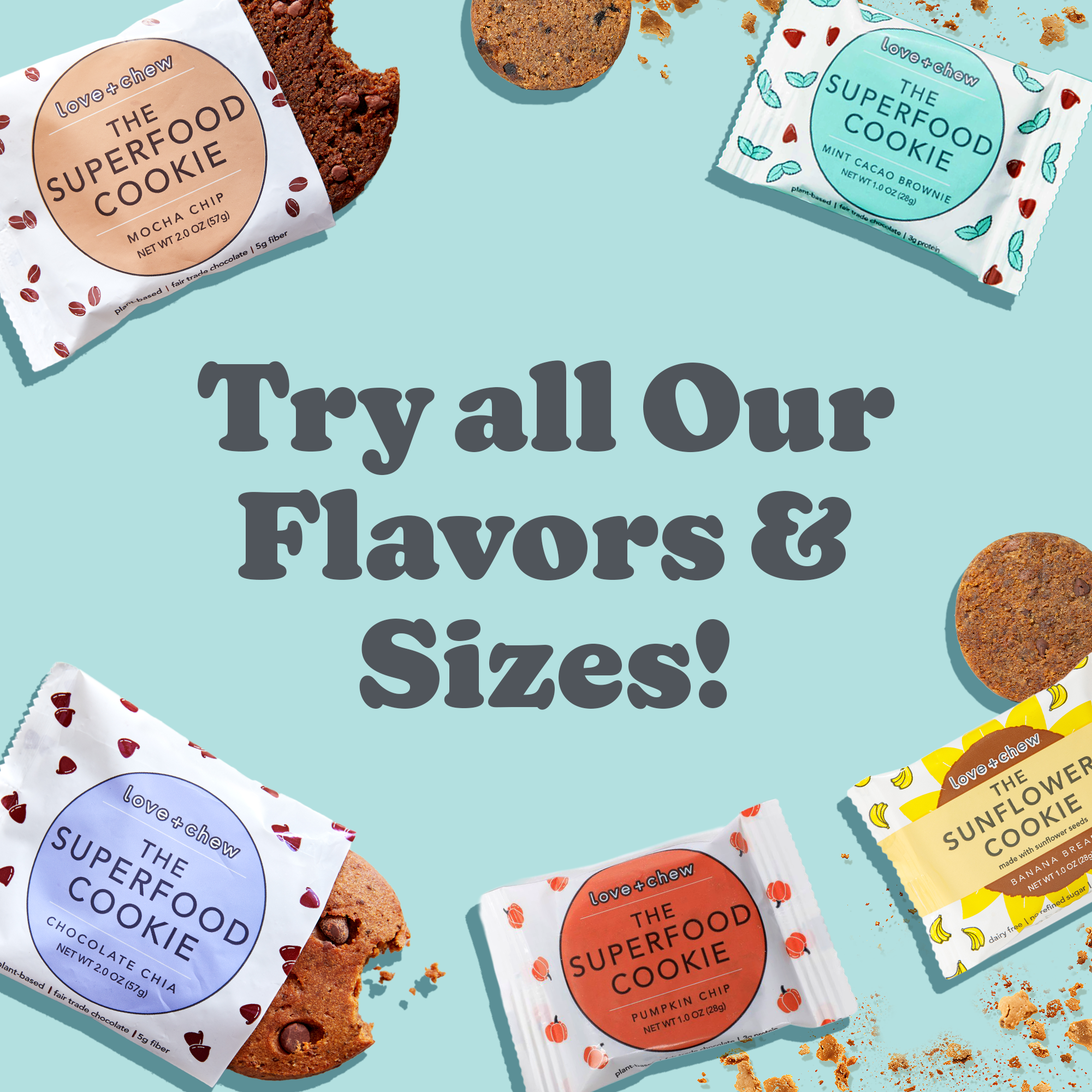 Original Cookies Variety Pack – Love + Chew