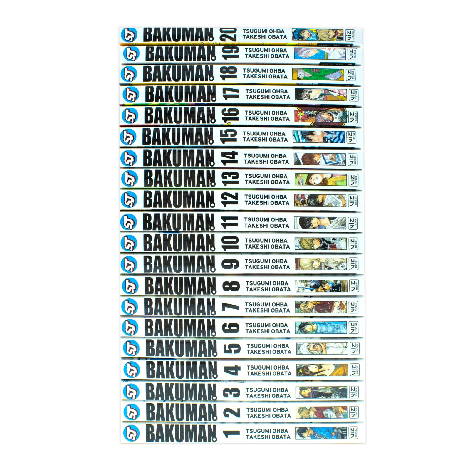 Bakuman Box Set Manga Volumes 1-20 Collection Pack, Double sided