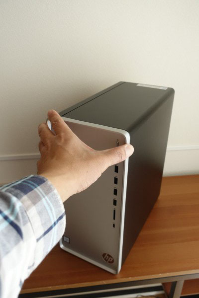 HP Pavilion Desktop TP01実機レビュー/ミニタワーボディ採用の