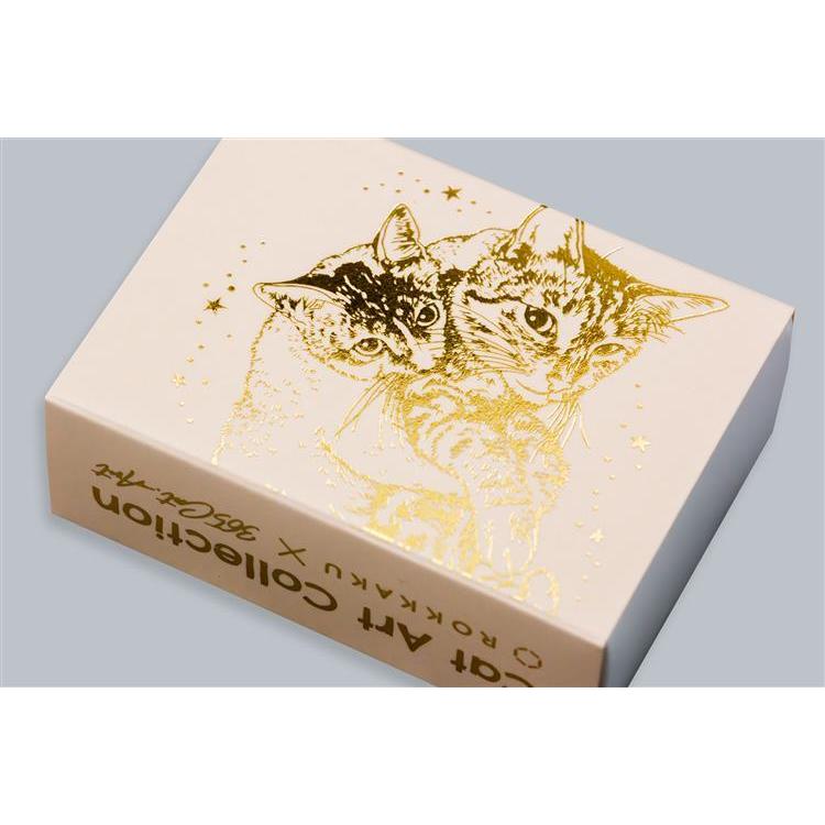 メモ入りボックス キャットアートコレクション ピンク(ピンク