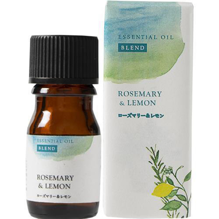 WSブレンド精油 ローズマリー&レモン 5ml: コスメ＆ビューティー
