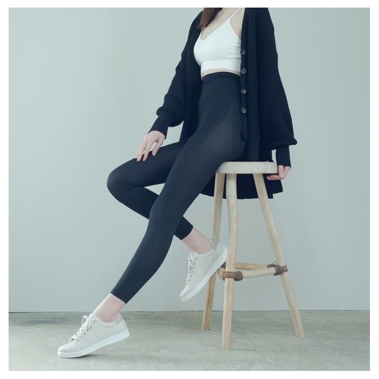 スリムレギンス ブラック M-Lサイズ(ブラック:M-L): コスメ