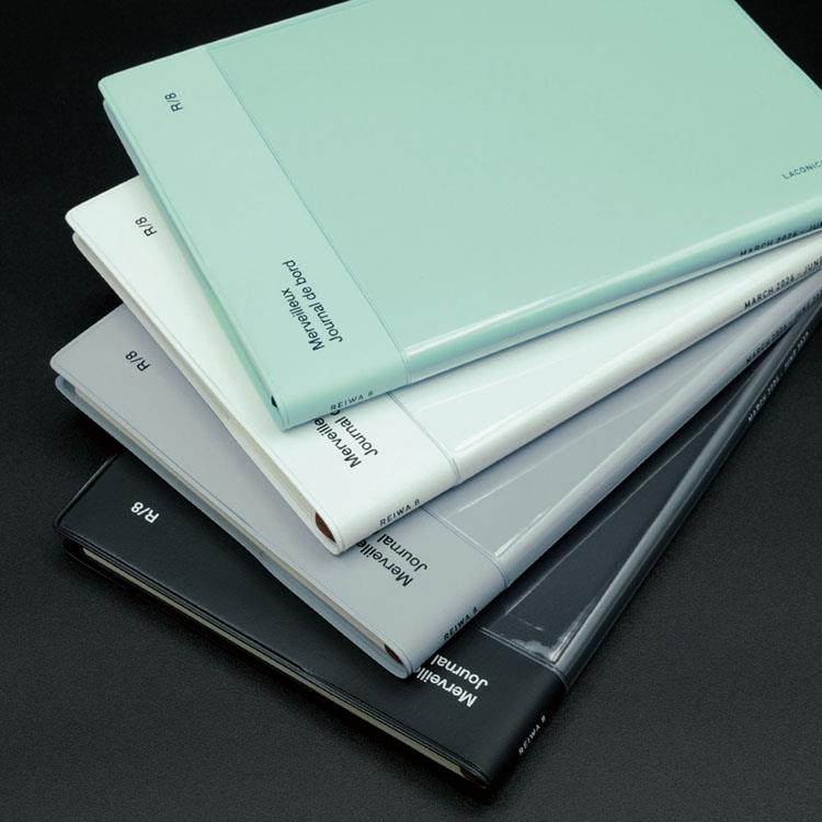 2026年3月始まり手帳 週間バーチカル B6 ライフログ ポケット ブラック