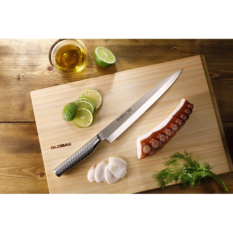 柳刃包丁 24cm 右利き用 グローバルイスト: ホーム＆キッチン | ロフト