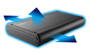 アルミボディ 3.5インチ外付けHDDケース - LGB-EKU3