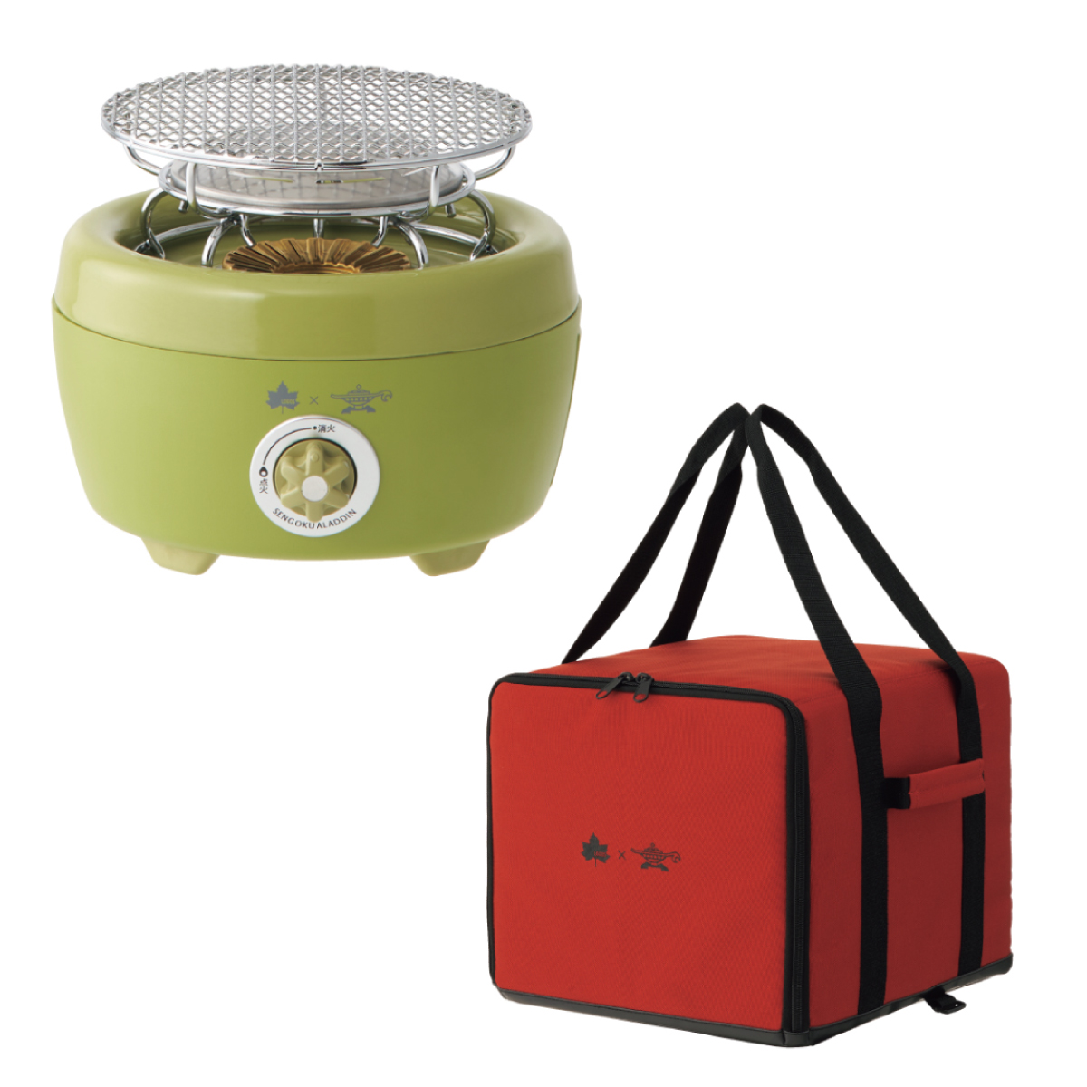 LOGOS×ALADDIN ヒバリン＋ケースセット|ギア|グリル・たき火