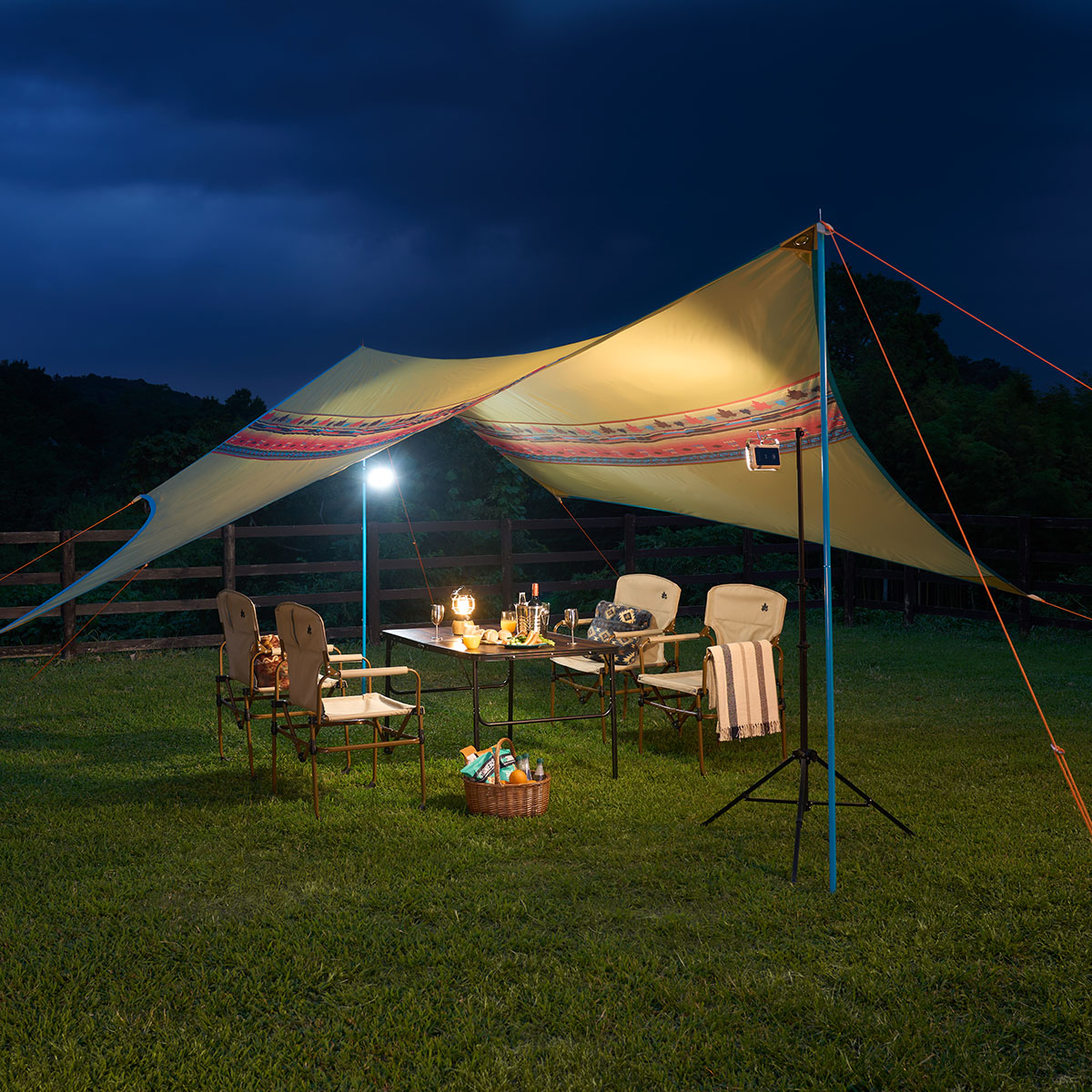 野電 パワーストックランタン1000・ボックスワイヤレス|ギア|野電