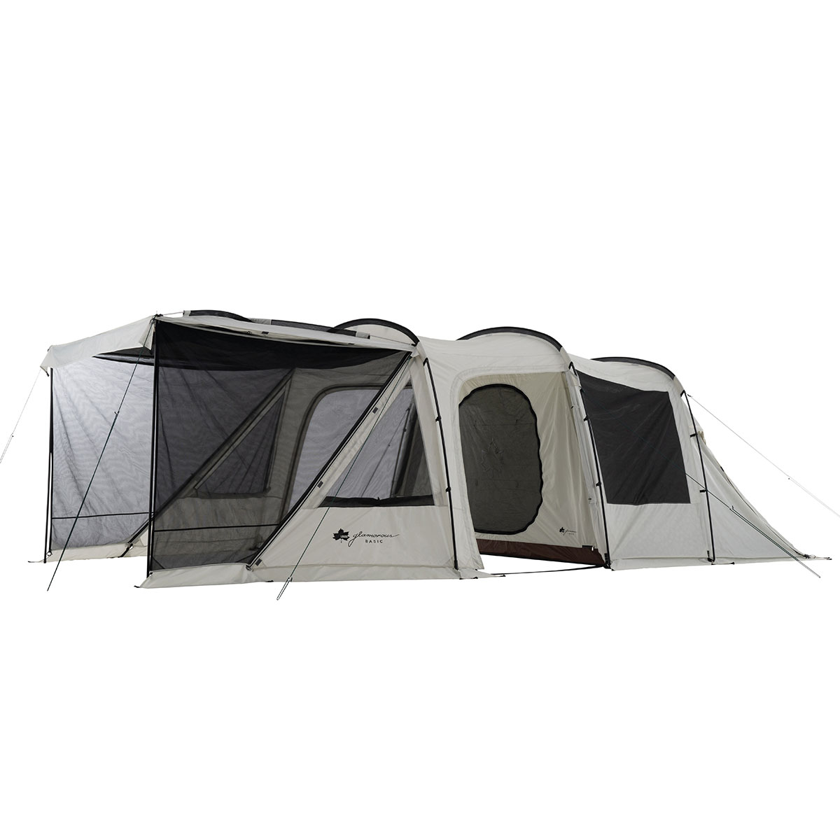 グランベーシック 3ルームトンネルドーム WXL-BB|ギア|テント|3ルーム