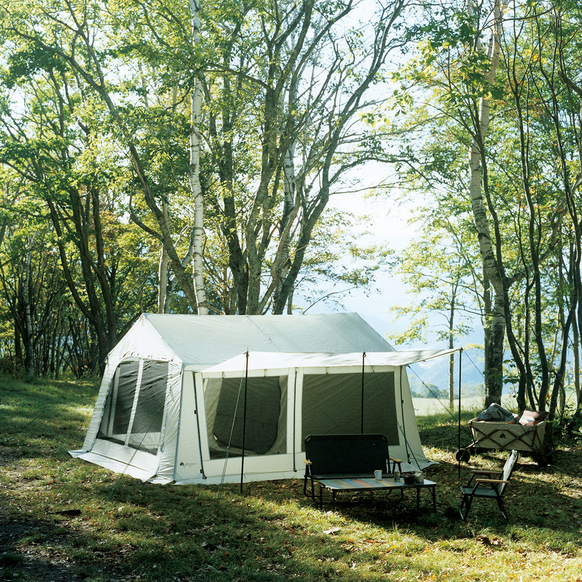 グランベーシック リバイバルコテージ L-BB|ギア|テント|2ルームテント