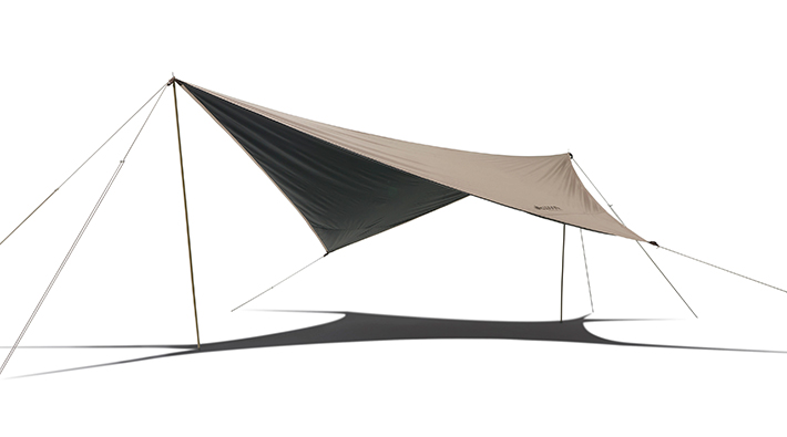 Tradcanvas ソーラーツーリングタープ （ポール別売）|ギア|日/火
