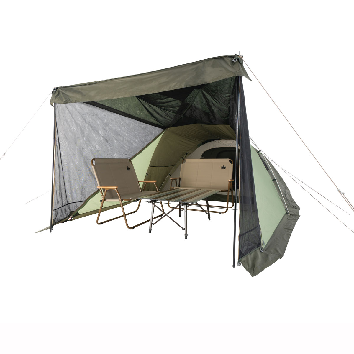 neos PANELダブルリビングドーム XL-BJ|ギア|テント|3ルームテント