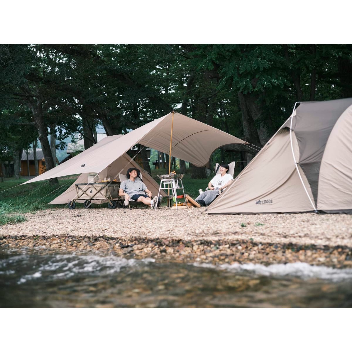 Tradcanvas オーニングリビング・DUO-BB|ギア|テント|ソロ・2名用