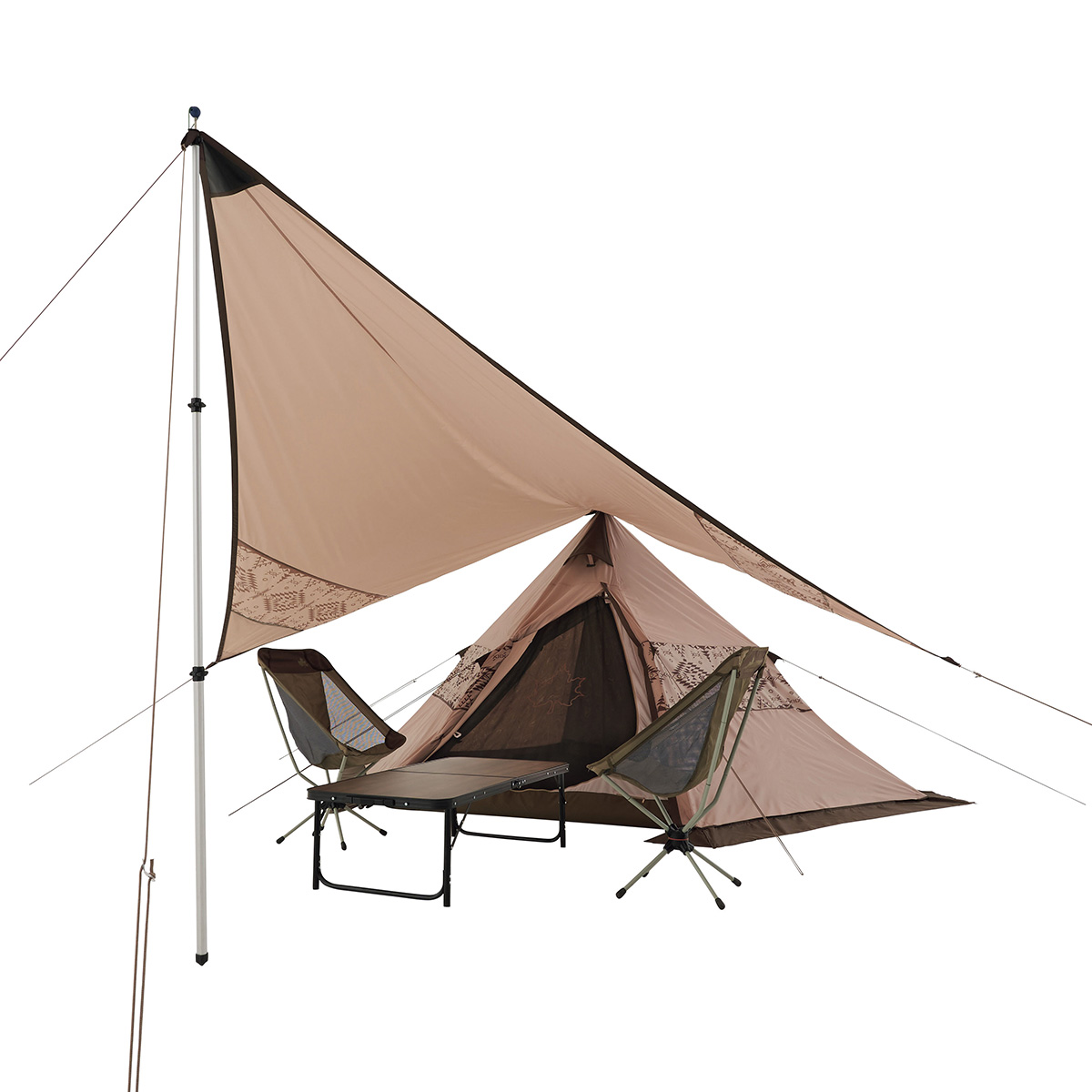 LOGOS LAND Tepee 350|ギア|テント|ワンポールテント|製品情報|ロゴス