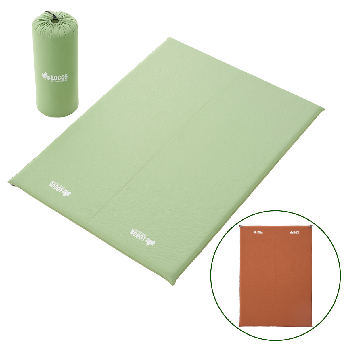 楽ちんバルブ・高密弾力）55セルフインフレートマット・DUO|ギア|寝具