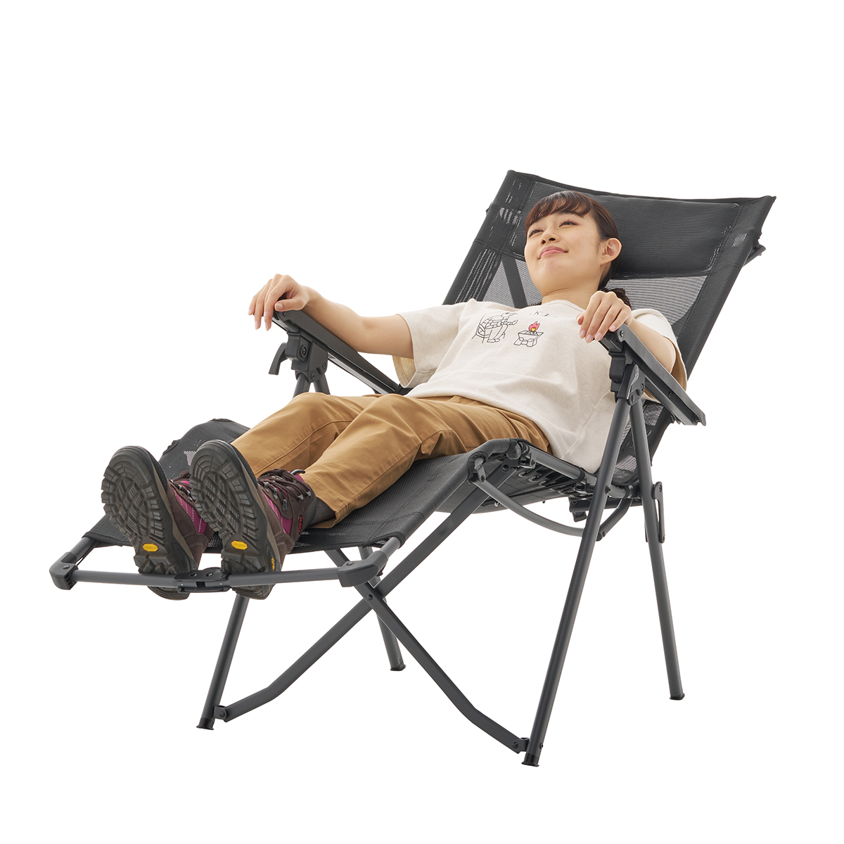 LOGOS テスリンリクライナー・コンパクト|ギア|家具|チェア・ベンチ