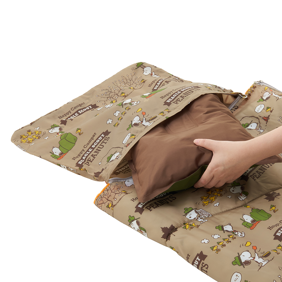 SNOOPY KIDSクッションシュラフ|ギア|寝具|シュラフ（寝袋）|製品情報