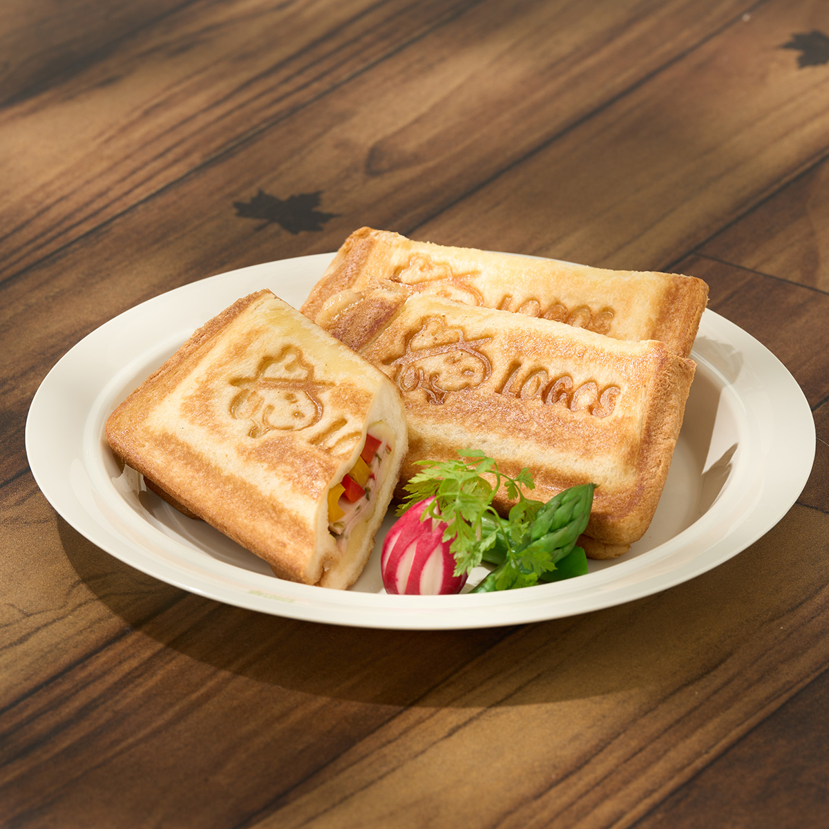 SNOOPY ホットサンドパン（ハーフ）|ギア|キッチンウェア|クッカー