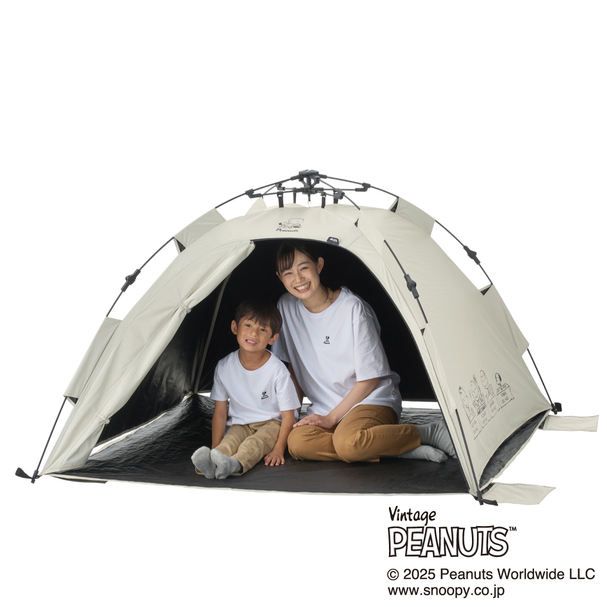 SNOOPY（PEANUTS 75years）ソーラーQ-TOPフルシェード|ギア|日/火