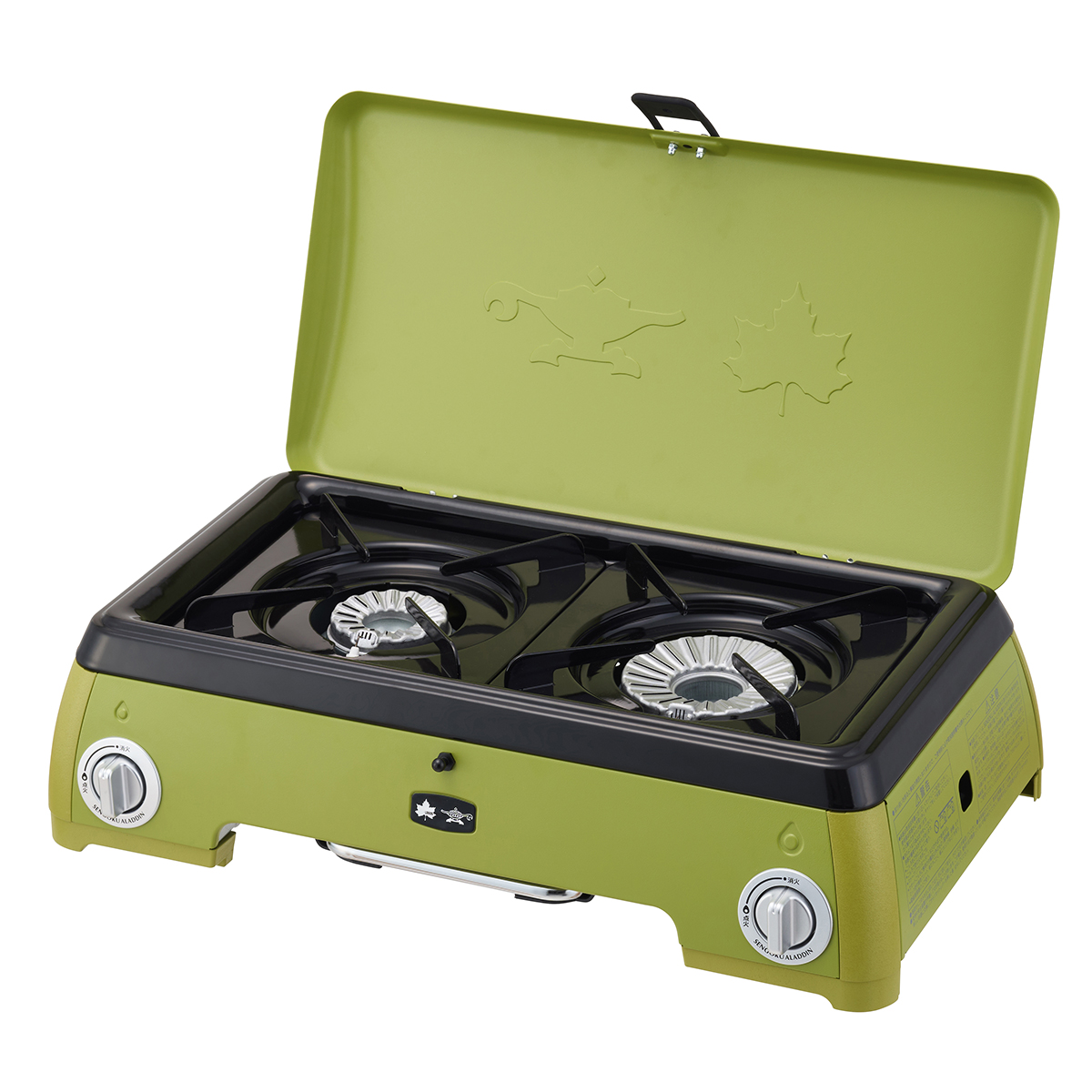 LOGOS×SENGOKU ALADDIN ポータブル ガス カセットコンロ 2バーナー