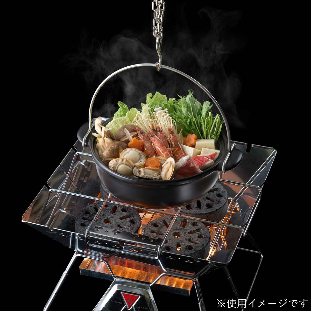 LOGOS×萬古焼 いろり吊り土鍋|ギア|キッチンウェア|鍋・フライパン