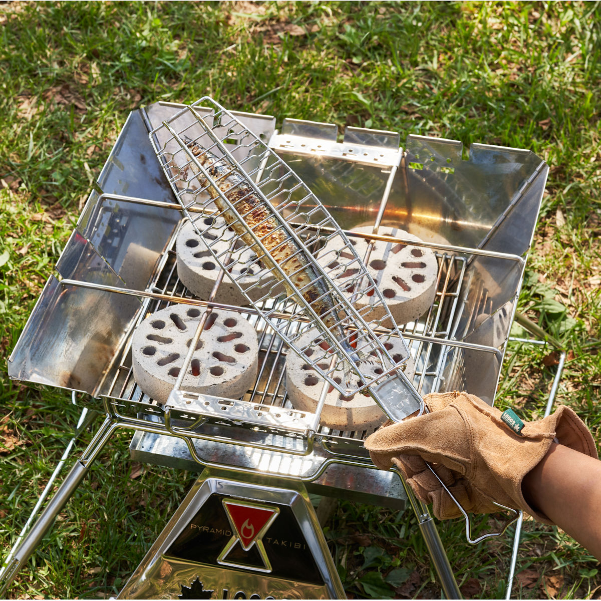炭火サンマ焼き器|ギア|キッチンウェア|調理器具|製品情報|ロゴス