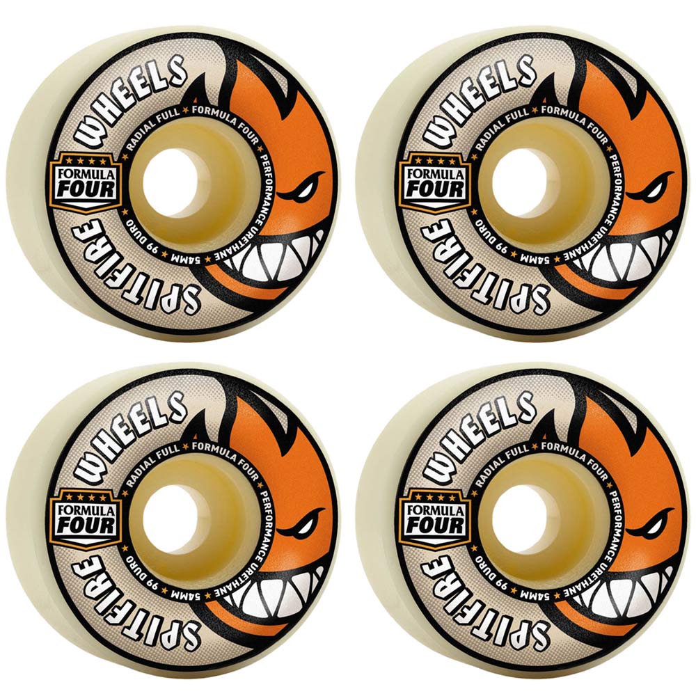 SPITFIRE ANDREW WILSON BURN SQUAD F4 RADIALS 56MM 99A BLACK