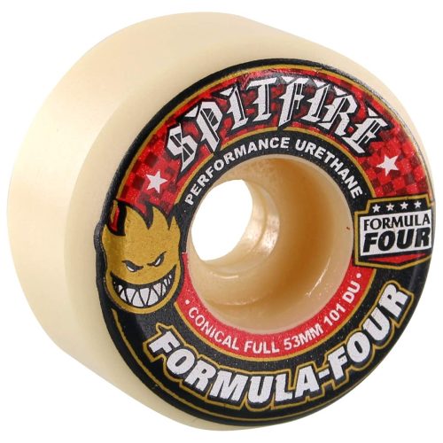 Spitfire Formula Four Conical Full 53mm 101a White - CalStreets