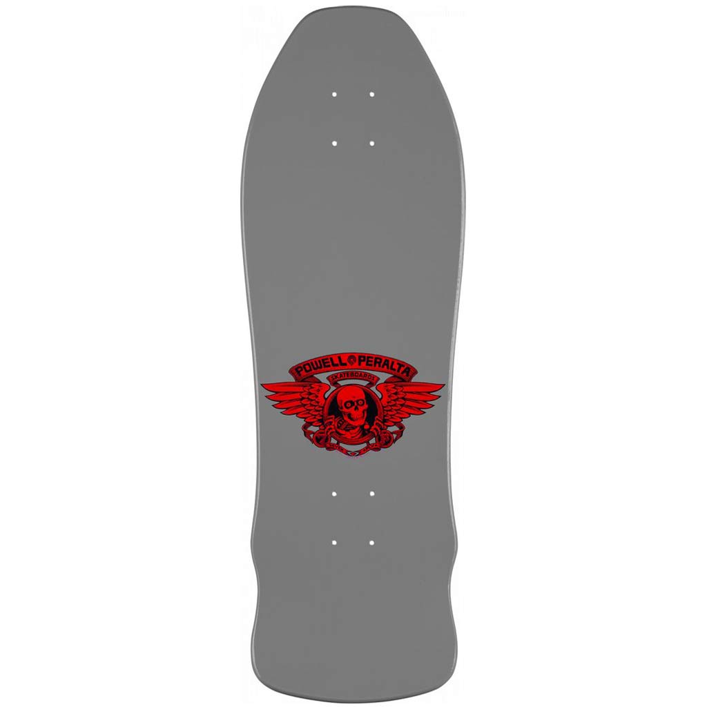 Powell Peralta GeeGah Skull and Sword Deck Silver 9.75 x 30