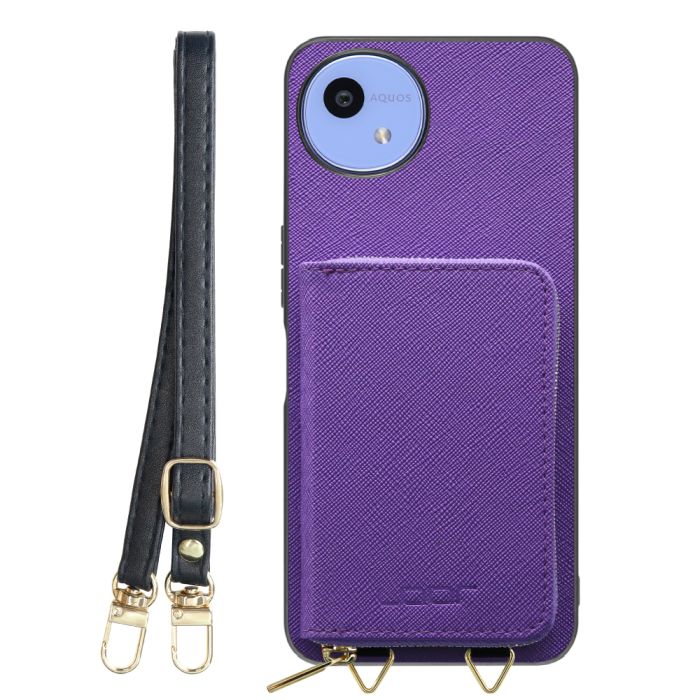 LooCo Official Shop / [ LOOF CASUAL-SHELL POUCH ] AQUOS wish5