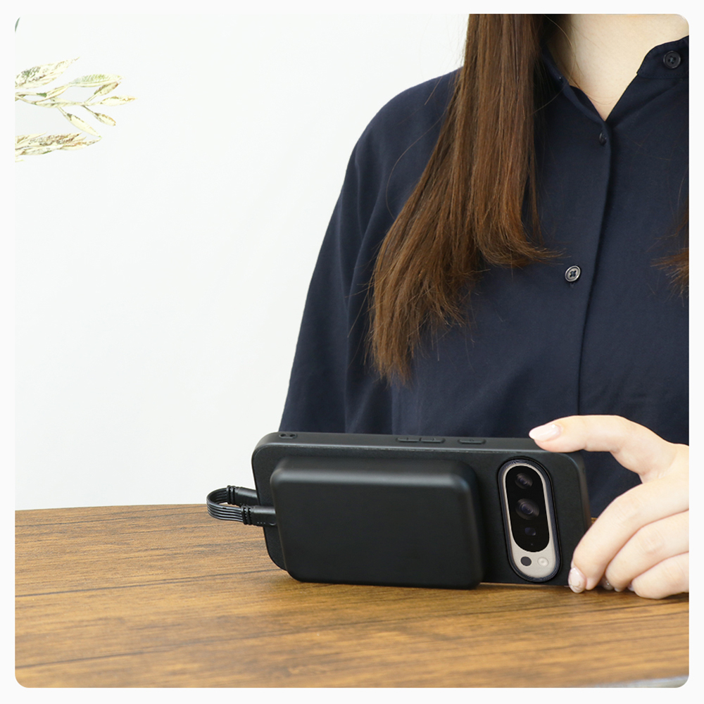 LooCo Official Shop / [ Mag+ BATTERY-SHELL ] iPhone 15 iPhone15