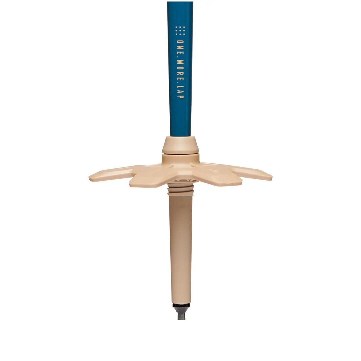 トラバースコンパクタースキーポール(125cm クリークブルー): ブラック