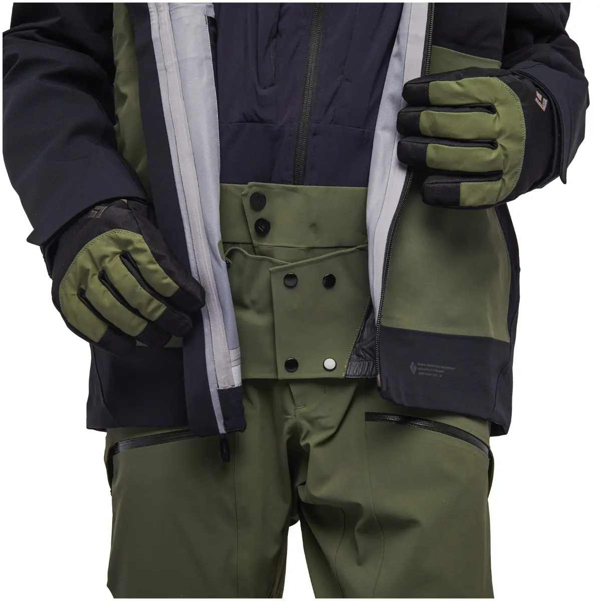 OUTLET】メンズ リーコンストレッチプロシェル (ブラック/タンドラ M