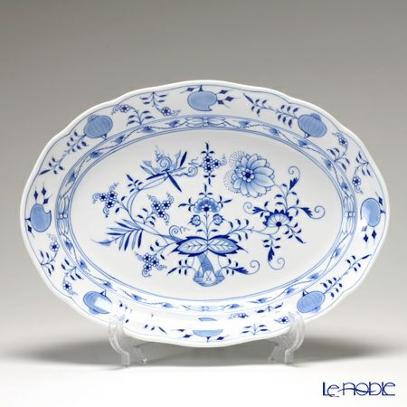 マイセン（Meissen） ブルーオニオン 800101／00308 オーバルプラター