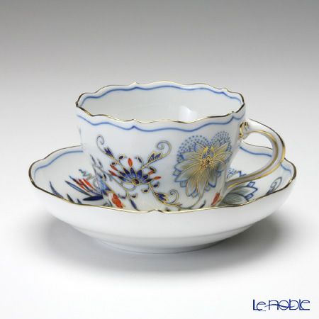 マイセン（Meissen） ブルーオニオン レッド＆ゴールド 800117／00582