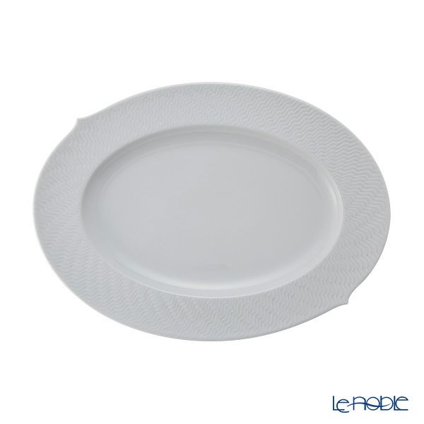 マイセン（Meissen） 波の戯れホワイト 000001／29307 オーバル