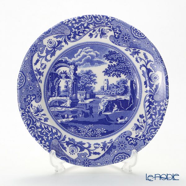 スポード ブルーイタリアン プレート 20cm | ブランド洋食器専門店ル