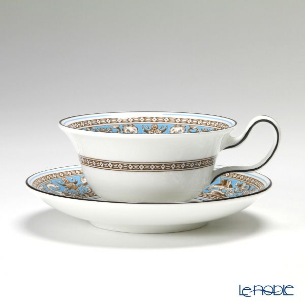 ウェッジウッド Praze ターコイズ トリオ ① 15.2cmプレート 【公式通販】