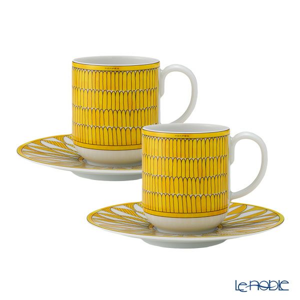 エルメス（HERMES） ソレイユ ドゥ エルメス コーヒーカップ＆ソーサー
