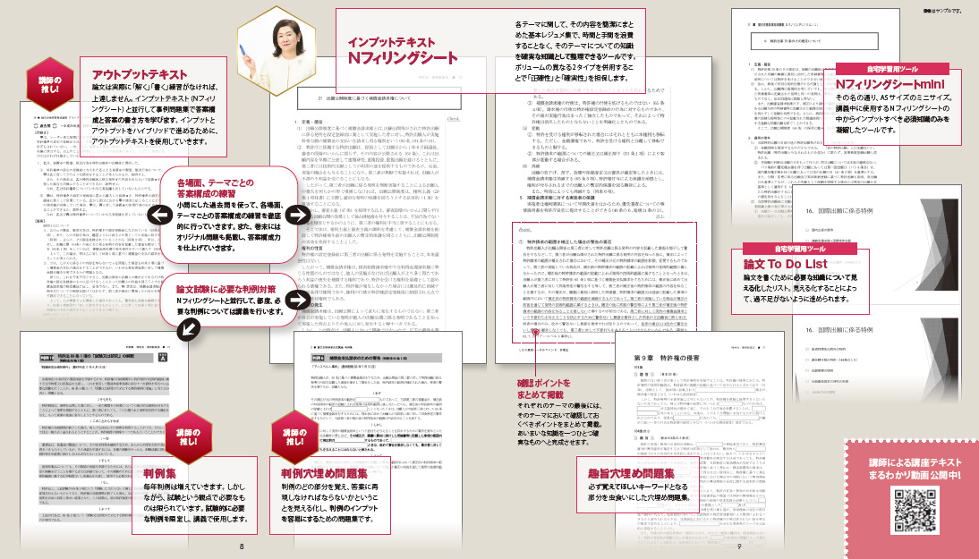 納冨美和の論文合格答案完成コース(直前PLUS) - 弁理士 学習経験者