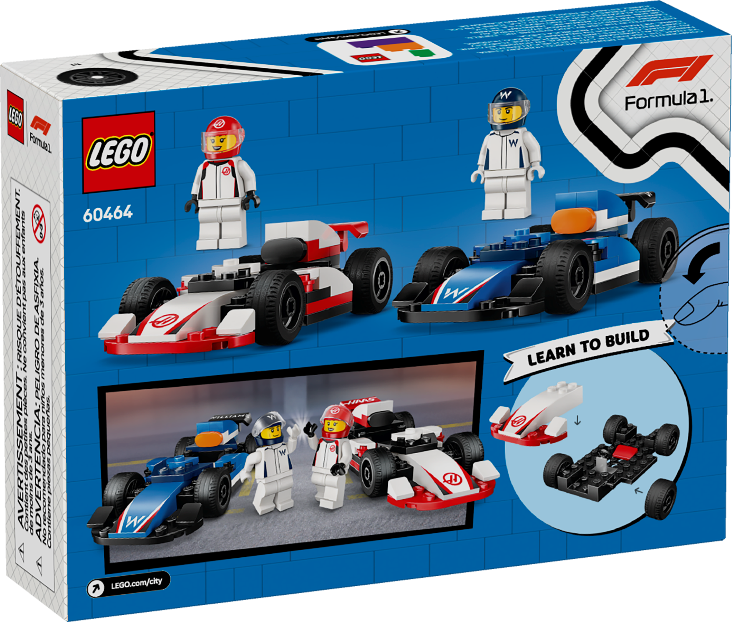 F1® Williams Racing & Haas F1® レースカーコンボ 60464 | シティ