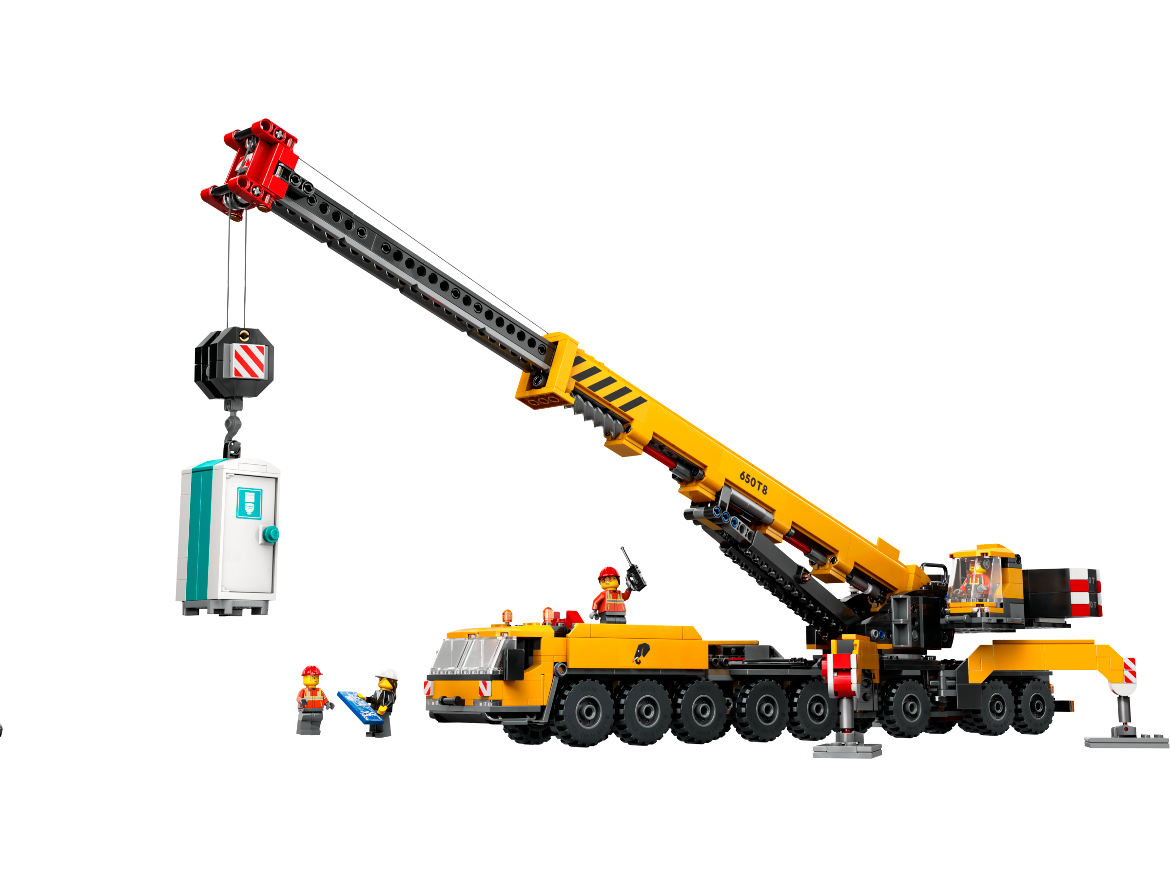 Yellow Mobile Construction Crane 60409 | City | Buy online at the