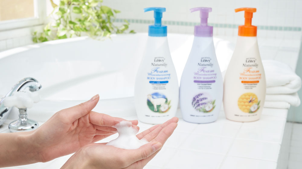 レイヴィーフォームボディシャンプーラベンダー詰替え用900ml｜Leivy