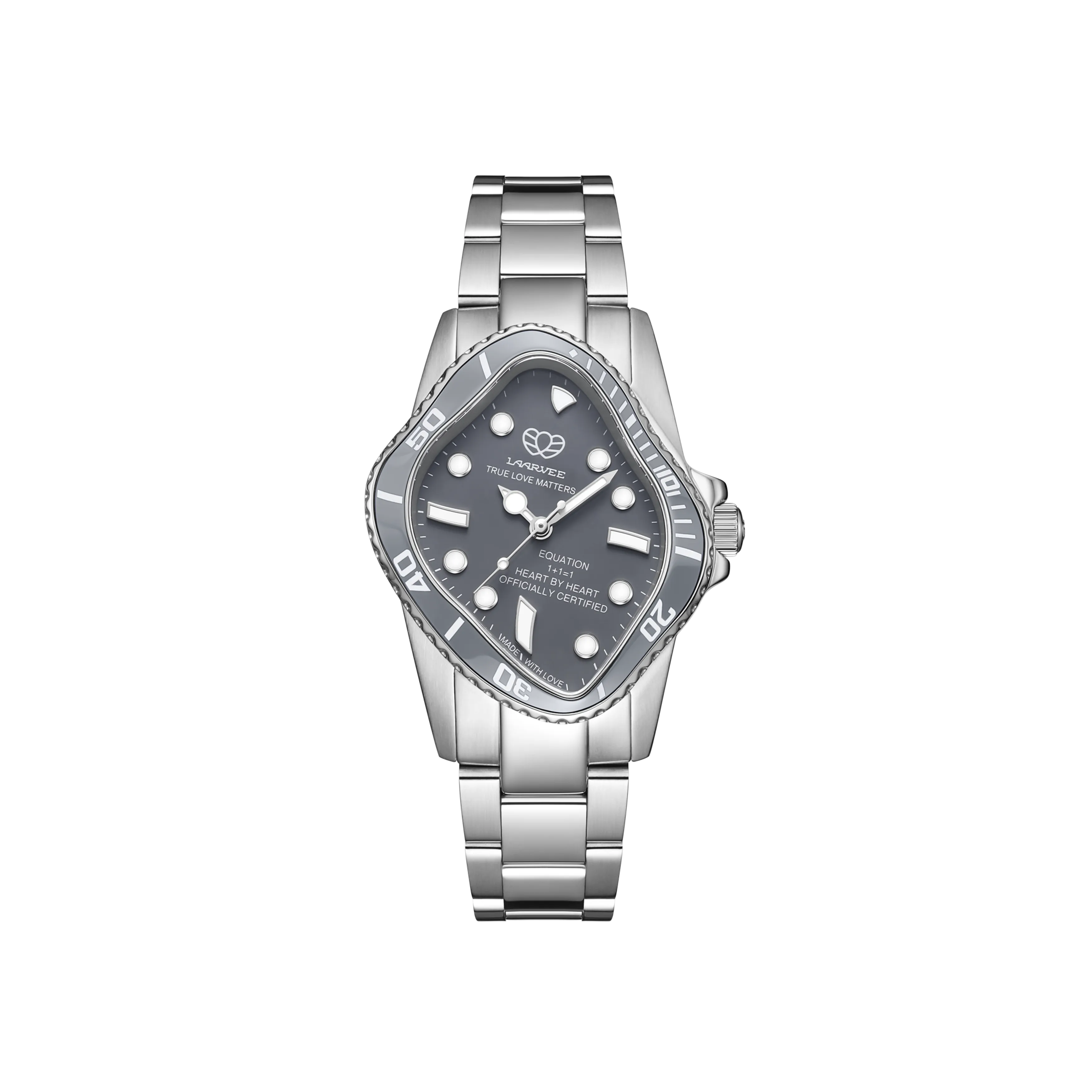 Laarvee PEA101-SGRY Unisex Gray Automatic Watch