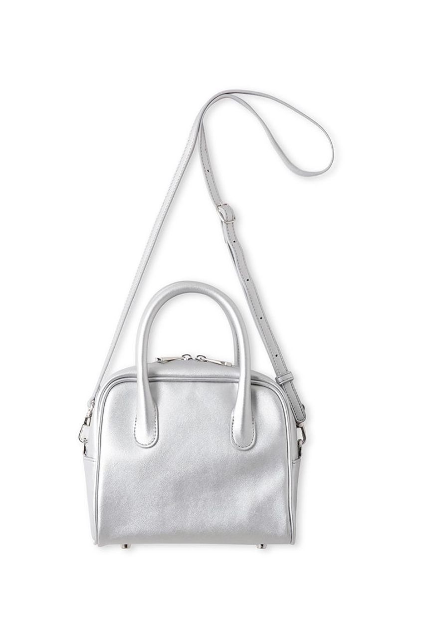 FRAY I.D - ミニボストンバッグ(シルバー) 合皮 / ショルダー