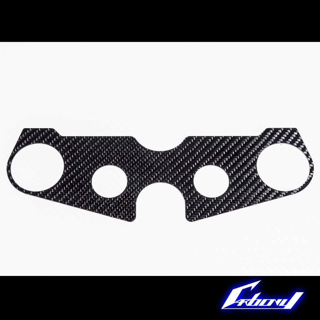 カーボニー XJR1300 98-02年用 ドライカーボン トップブリッジガード
